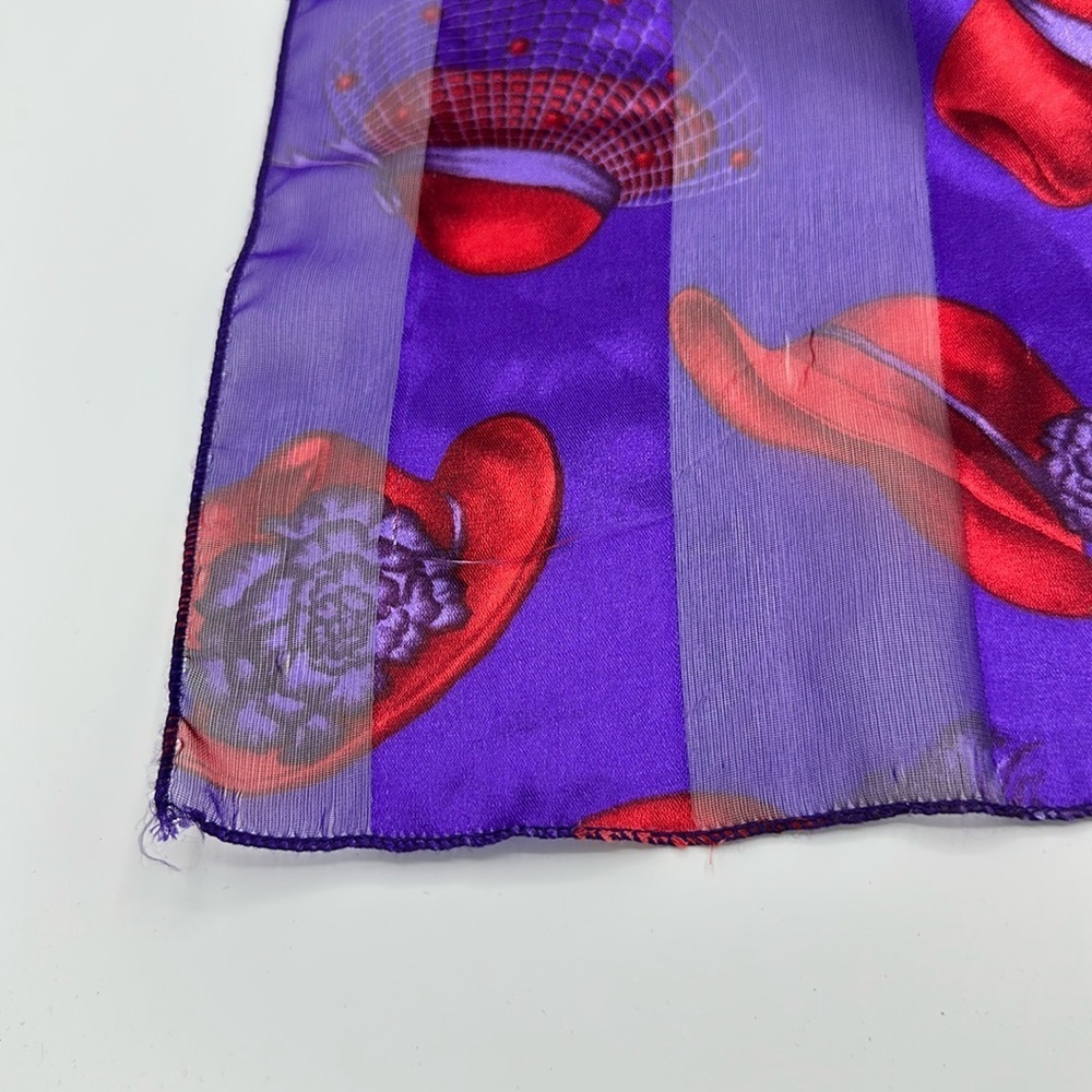 Bundle of Victoriana 4x6 Frame and Purple and Red Scarf- Red Hat Society Designs - Picture 7 of 17
